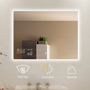 Tharja - 350W SMART Infrarot-Heizspiegel (Wand)